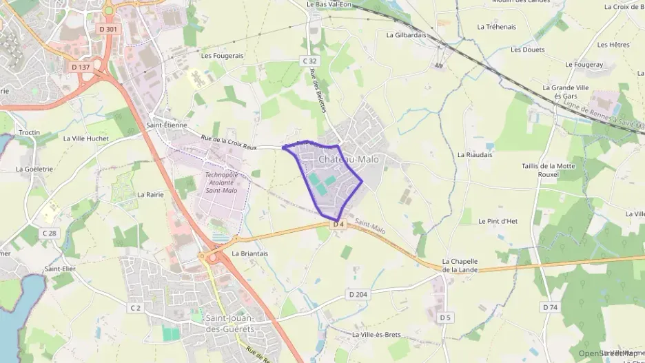 Appartement 59 m² trois pièces à vendre à Saint-Malo