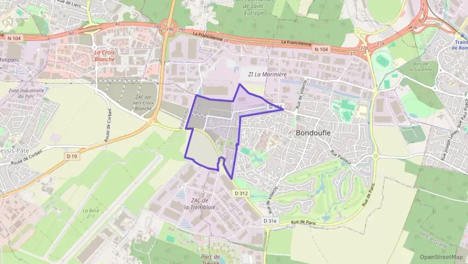 Appartement 57 m² trois pièces à vendre à Bondoufle