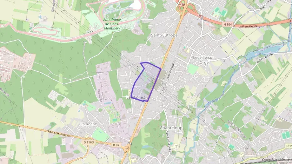 Appartement 46 m² deux pieces à vendre à Saint-Germain-lès-Arpajon