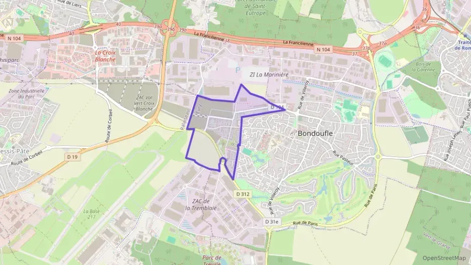 Appartement 59 m² trois pièces à vendre à Bondoufle