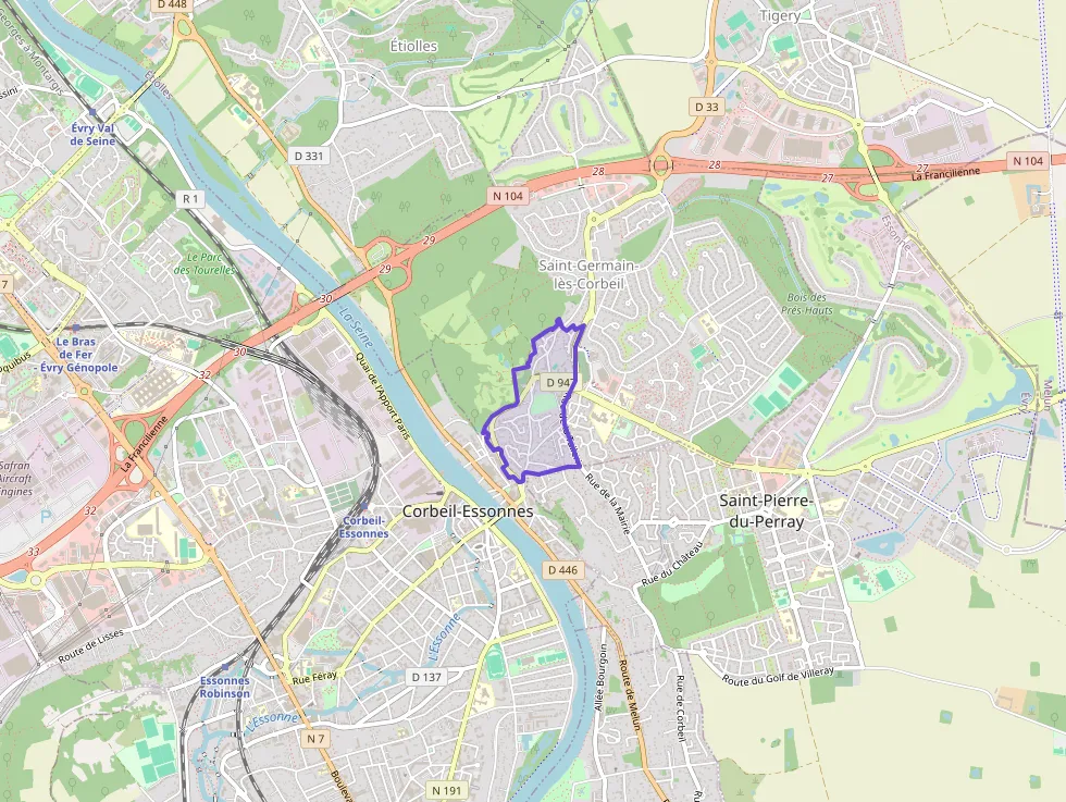 Appartement 30 m² deux pieces à vendre à Saint-Germain-lès-Corbeil