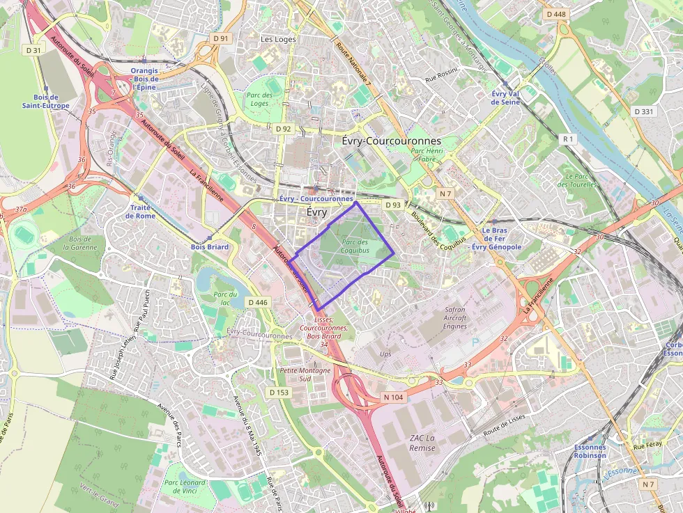 Appartement 31 m² une piece à vendre à Évry-Courcouronnes