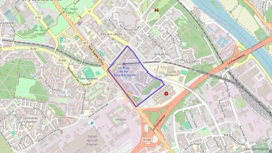 Appartement 69 m² trois pièces à vendre à Évry-Courcouronnes Appartement 69 m² trois pièces à vendre à Évry-Courcouronnes