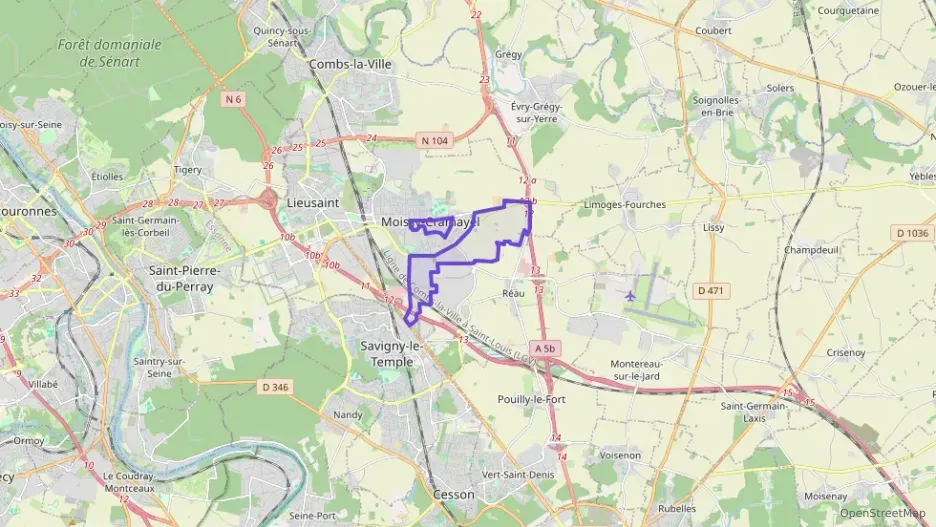 Appartement 65 m² trois pièces à vendre à Moissy-Cramayel