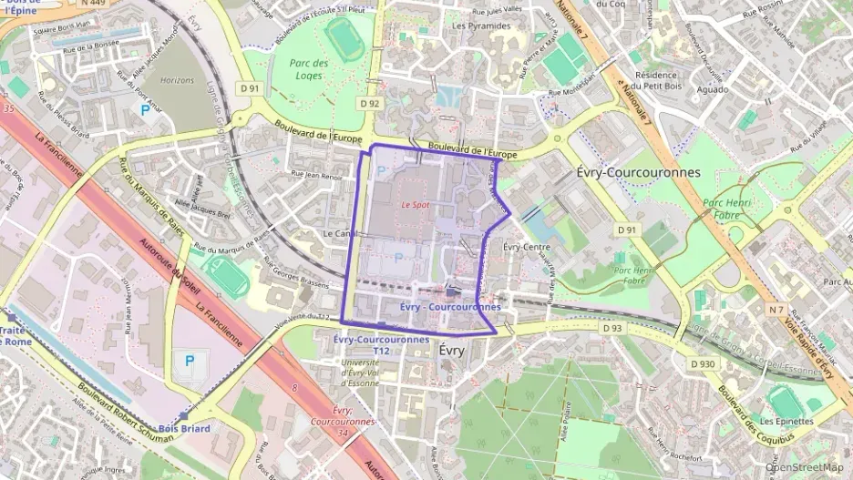 Appartement 67 m² trois pièces à vendre à Évry-Courcouronnes