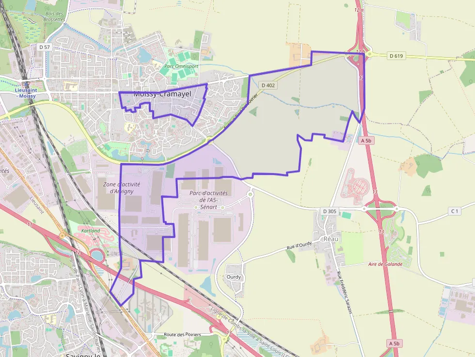 Appartement 43 m² deux pieces à vendre à Moissy-Cramayel