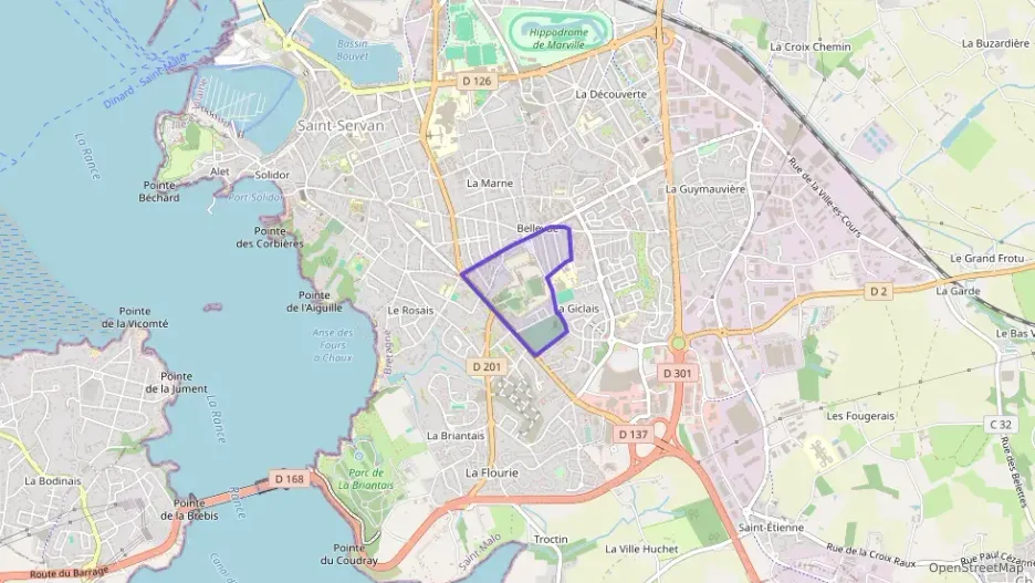 Appartement 91 m² trois pièces à vendre à Saint-Malo