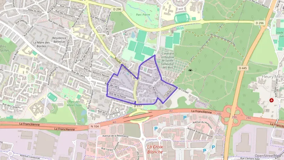 Appartement 66 m² trois pièces à vendre à Sainte-Geneviève-des-Bois