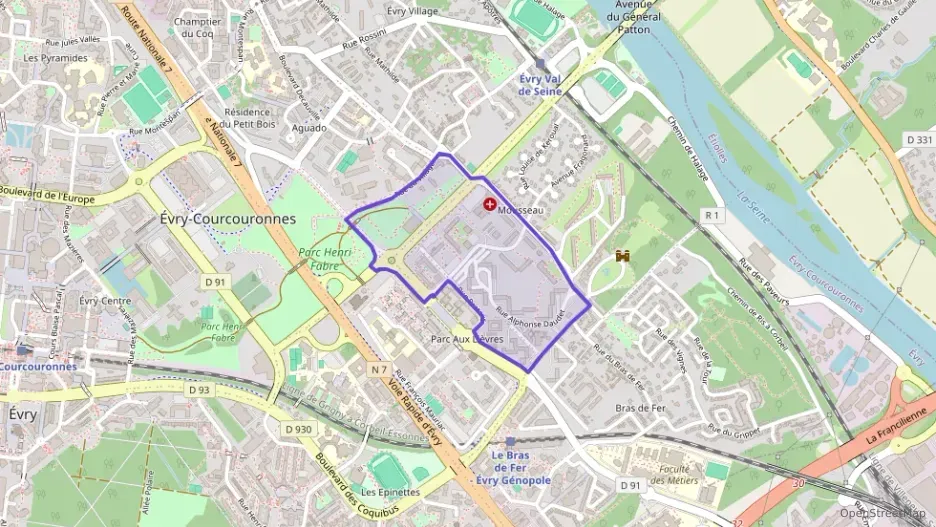 Appartement 62 m² trois pièces à vendre à Évry-Courcouronnes