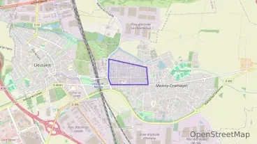 Appartement 55 m² deux pieces à vendre à Moissy-Cramayel