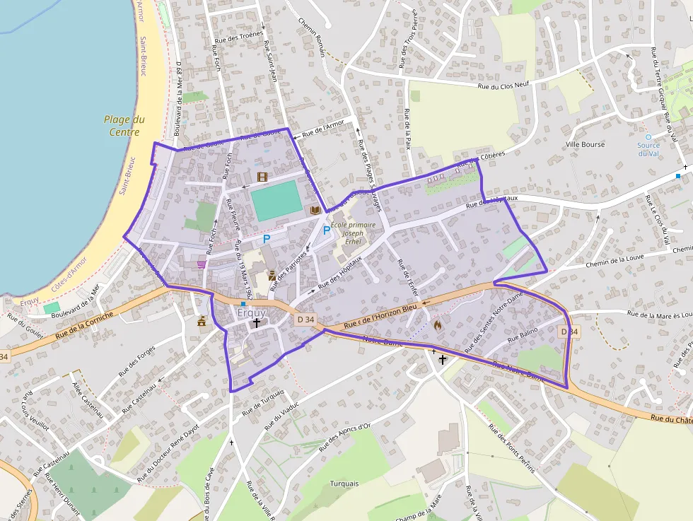 Appartement de quatre pièces 71 m² à vendre  à Erquy