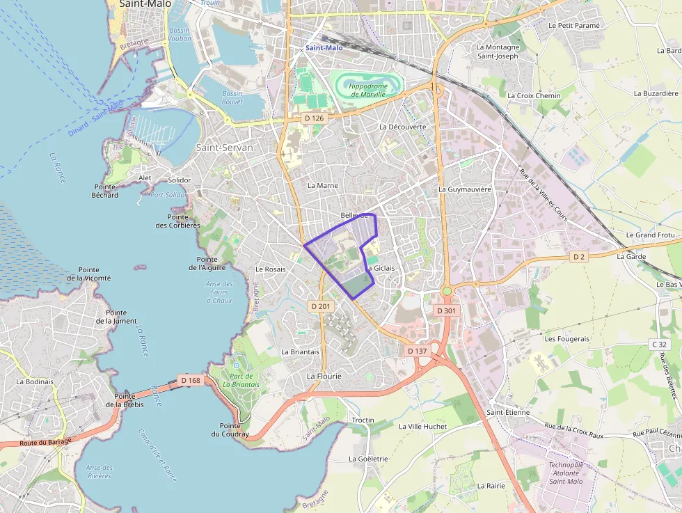 Appartement 39 m² deux pieces à vendre à Saint-Malo