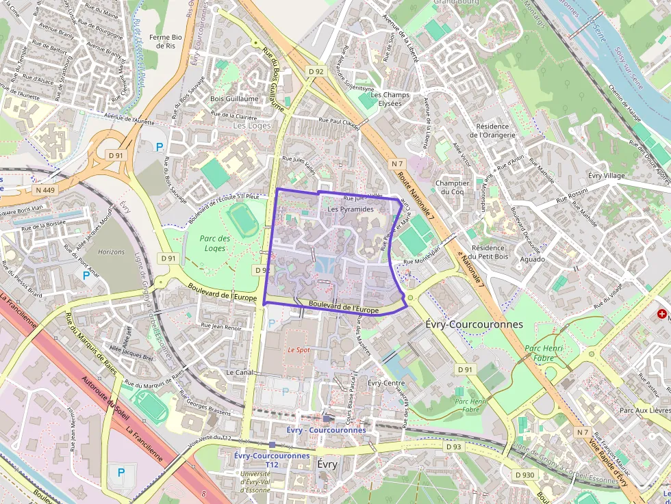 Appartement 85 m² quatre pièces à vendre à Évry-Courcouronnes