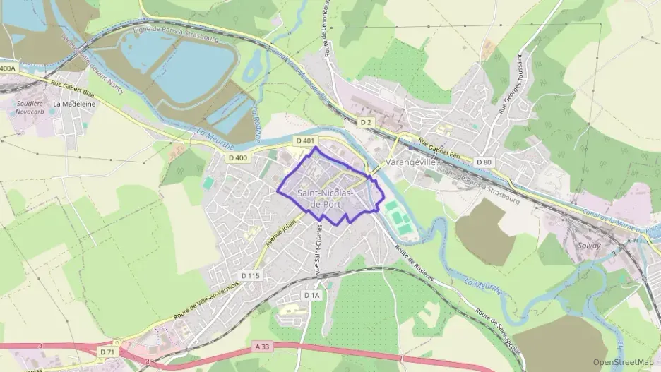 Appartement 58 m² deux pieces à vendre à Saint-Nicolas-de-Port