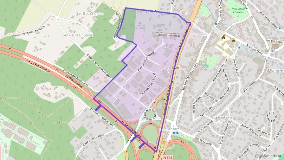 Appartement 37 m² deux pieces à vendre à Linas