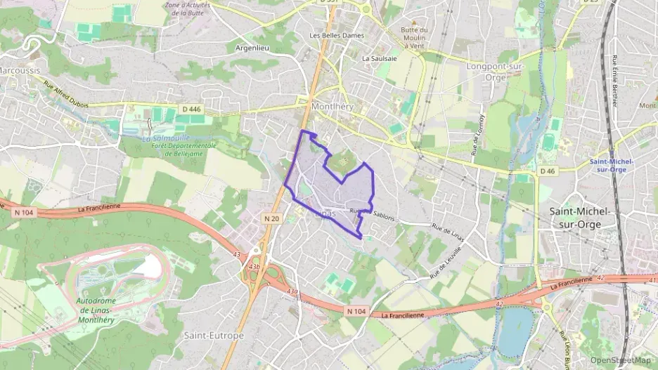 Appartement 70 m² trois pièces à vendre à Linas Appartement 70 m² trois pièces à vendre à Linas