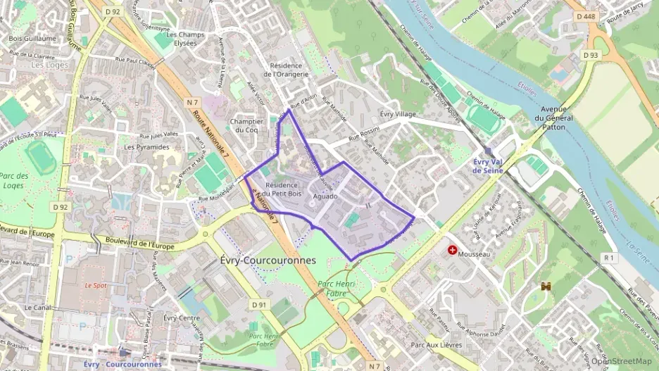 Appartement 66 m² trois pièces à vendre à Évry-Courcouronnes