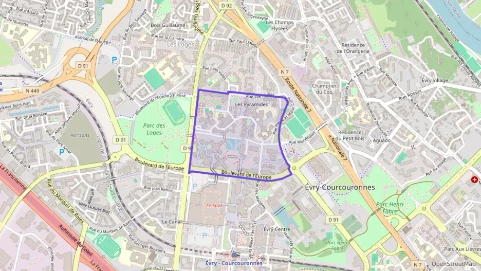 Appartement 106 m² cinq pièces à vendre à Évry-Courcouronnes