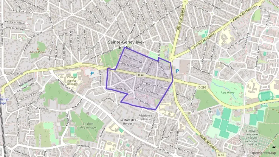 Appartement 41 m² deux pieces à vendre à Sainte-Geneviève-des-Bois