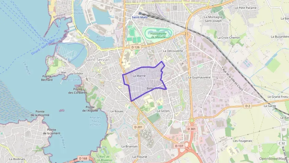 Appartement 64 m² trois pièces à vendre à Saint-Malo Appartement 64 m² trois pièces à vendre à Saint-Malo