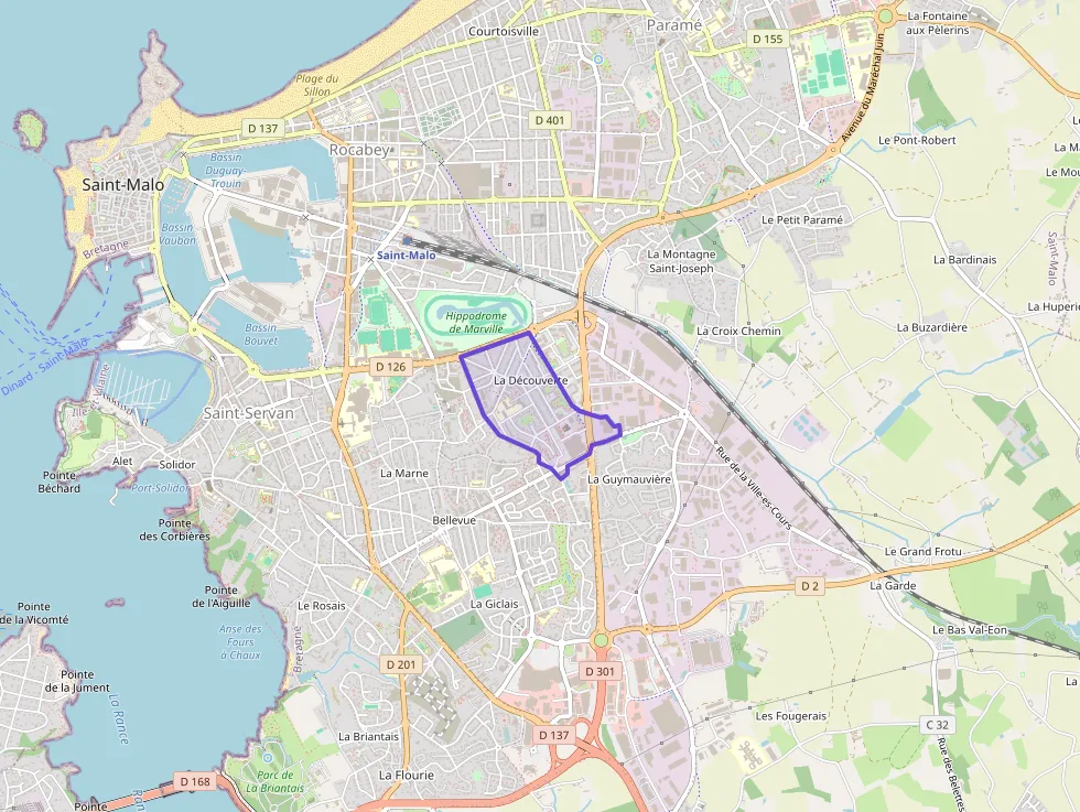 Appartement 60 m² trois pièces à vendre à Saint-Malo