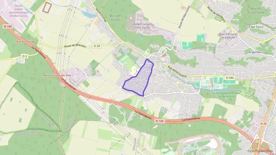 Appartement 73 m² quatre pièces à vendre à Marcoussis