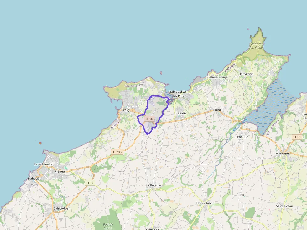 Appartement de trois pièces 57 m² à vendre  à Erquy