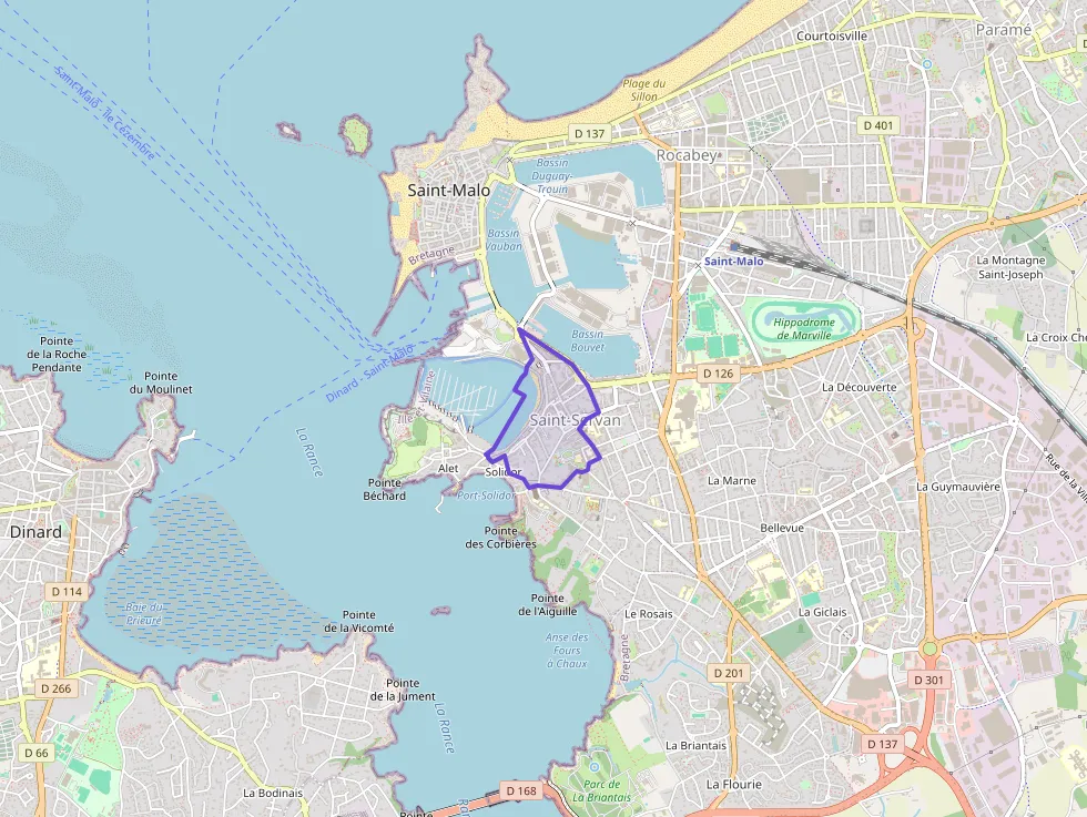 Appartement 57 m² trois pièces à vendre à Saint-Malo