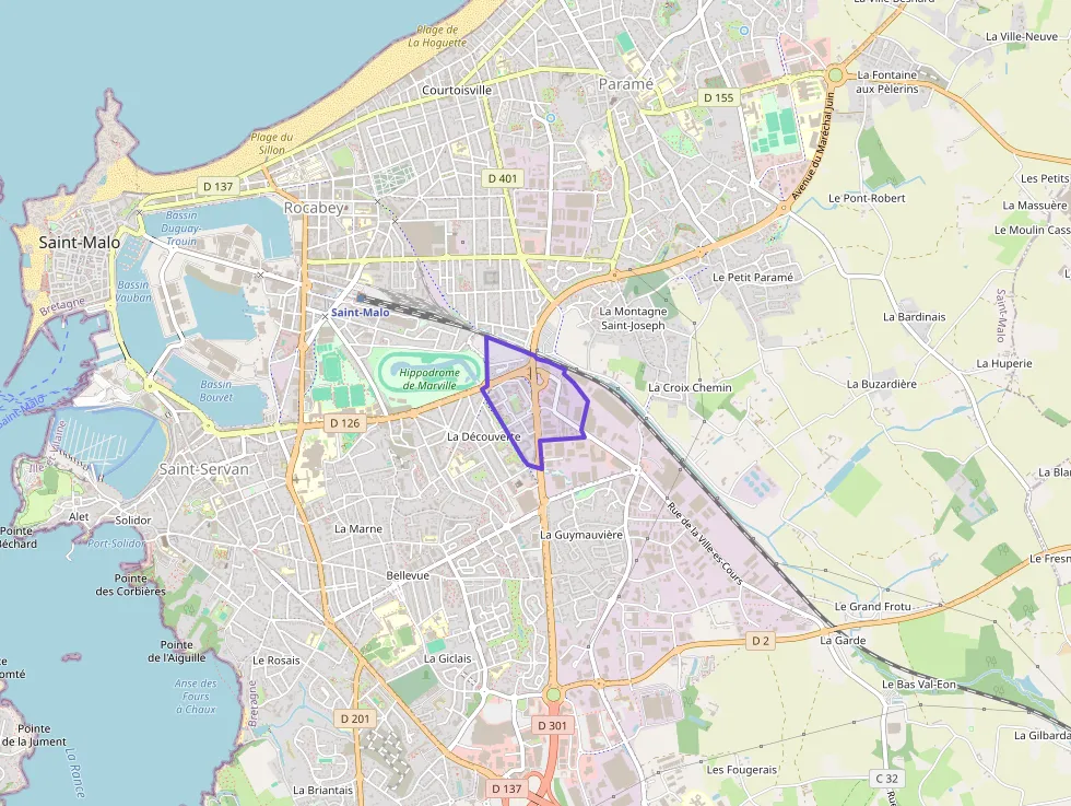 Appartement 61 m² trois pièces à vendre à Saint-Malo