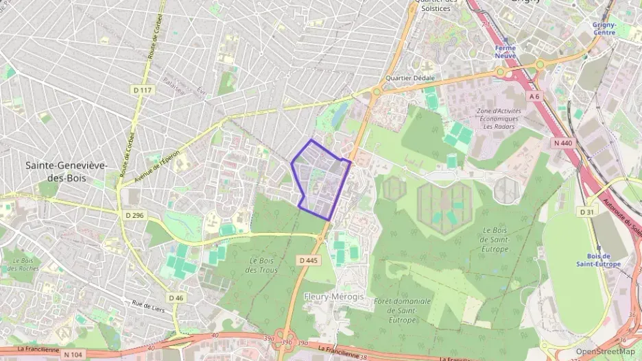 Appartement 61 m² trois pièces à vendre à Fleury-Mérogis