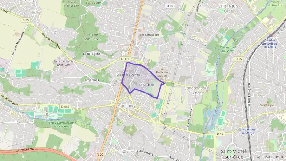 Appartement 42 m² deux pieces à vendre à Montlhéry