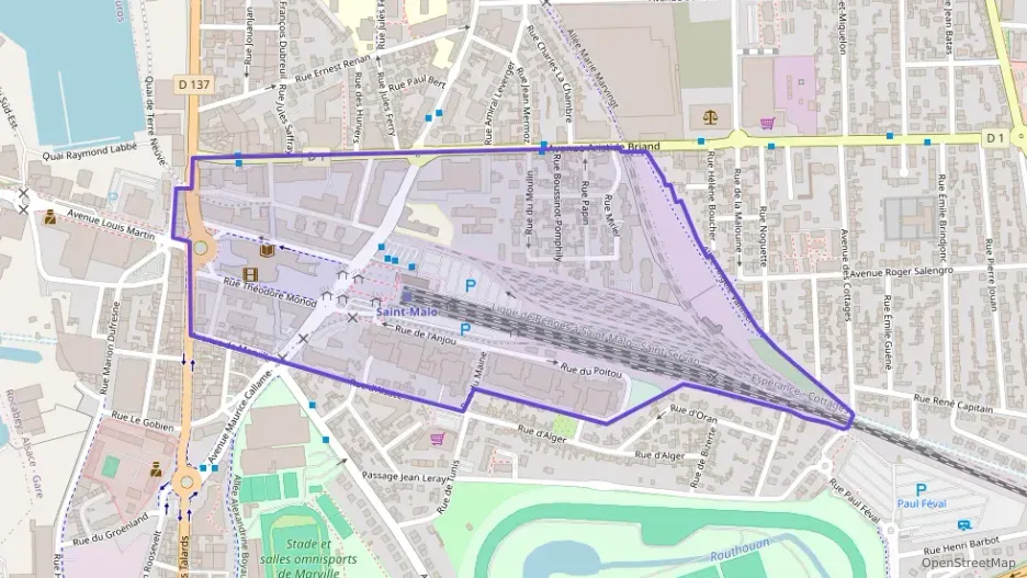 Appartement 43 m² deux pieces à vendre à Saint-Malo Appartement 43 m² deux pieces à vendre à Saint-Malo