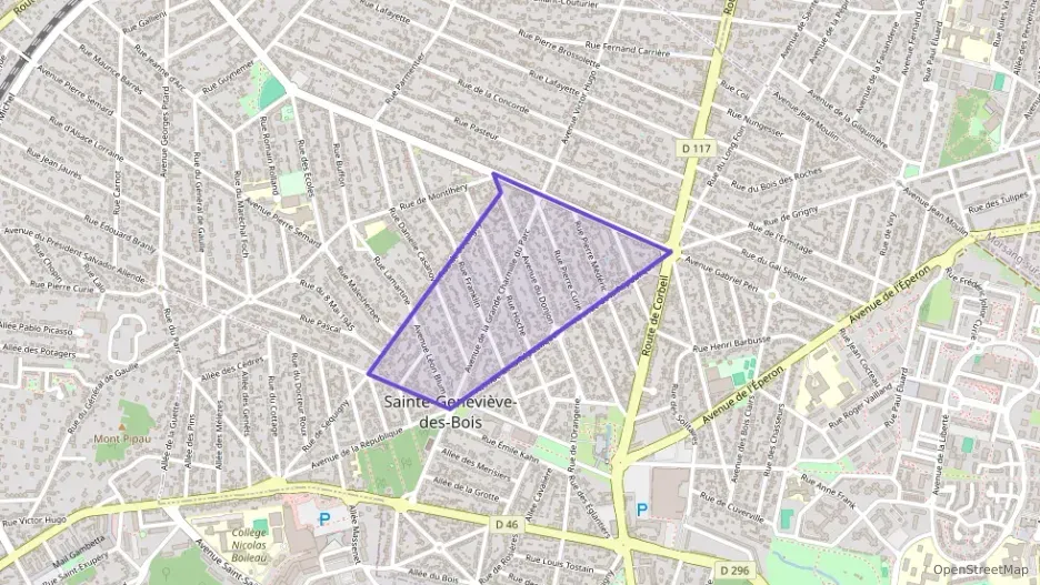 Appartement 60 m² quatre pièces à vendre à Sainte-Geneviève-des-Bois