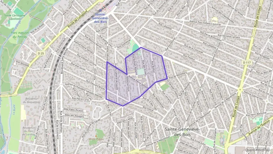 Appartement 57 m² trois pièces à vendre à Sainte-Geneviève-des-Bois