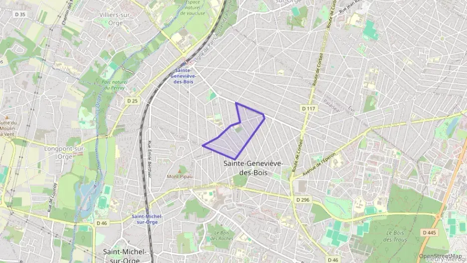 Appartement 71 m² trois pièces à vendre à Sainte-Geneviève-des-Bois