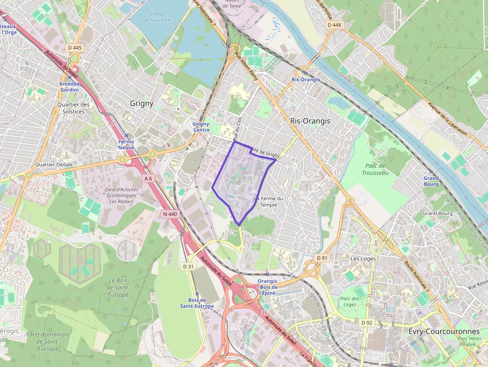 Appartement 70 m² quatre pièces à vendre à Ris-Orangis