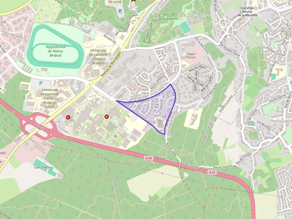 Appartement 69 m² trois pièces à vendre à Vandœuvre-lès-Nancy