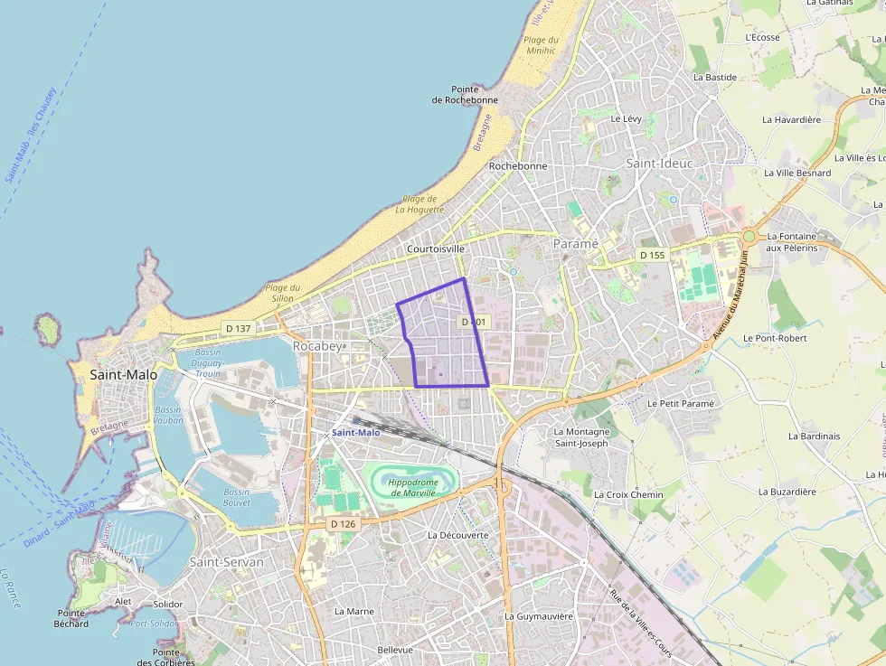 Appartement 40 m² deux pieces à vendre à Saint-Malo