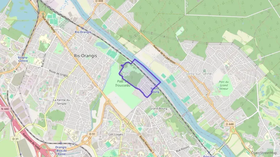 Appartement 61 m² trois pièces à vendre à Ris-Orangis