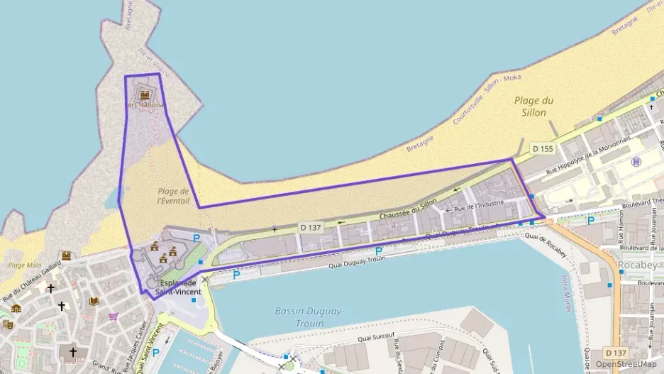 Appartement 103 m² quatre pièces à vendre à Saint-Malo Appartement 103 m² quatre pièces à vendre à Saint-Malo