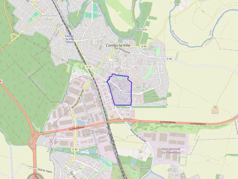 Appartement 47 m² deux pieces à vendre à Combs-la-Ville