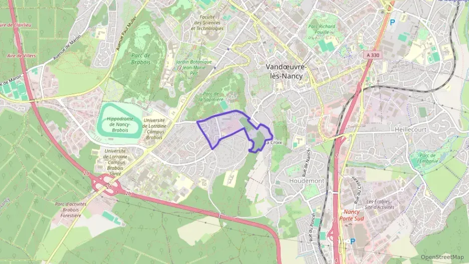 Appartement 47 m² deux pieces à vendre à Vandœuvre-lès-Nancy