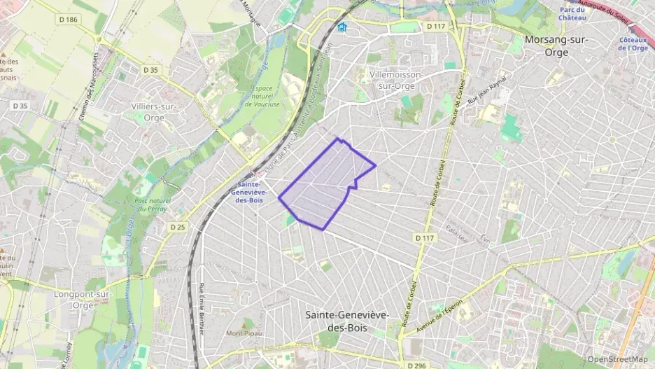 Appartement 40 m² trois pièces à vendre à Sainte-Geneviève-des-Bois