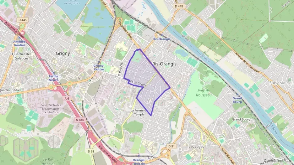 Appartement 37 m² deux pieces à vendre à Ris-Orangis