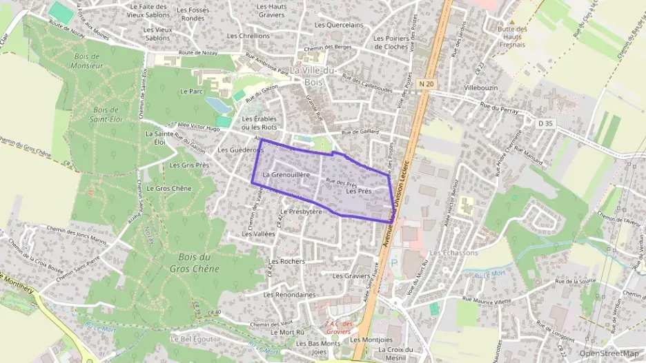 Appartement 80 m² trois pièces à vendre à La Ville-du-Bois Appartement 80 m² trois pièces à vendre à La Ville-du-Bois