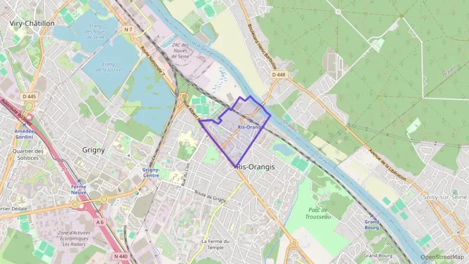 Appartement 60 m² trois pièces à vendre à Ris-Orangis