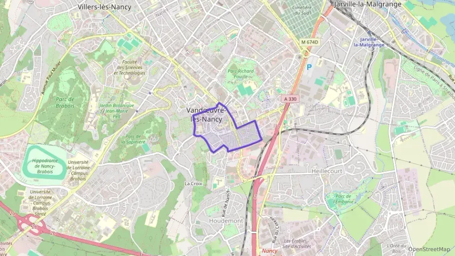 Appartement 60 m² deux pieces à vendre à Vandœuvre-lès-Nancy