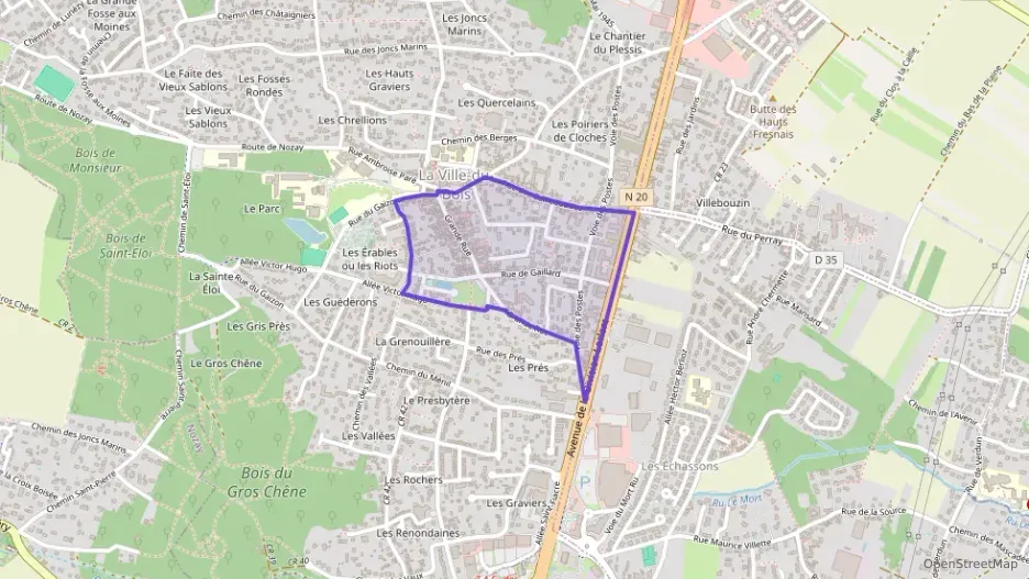 Appartement 45 m² deux pieces à vendre à La Ville-du-Bois