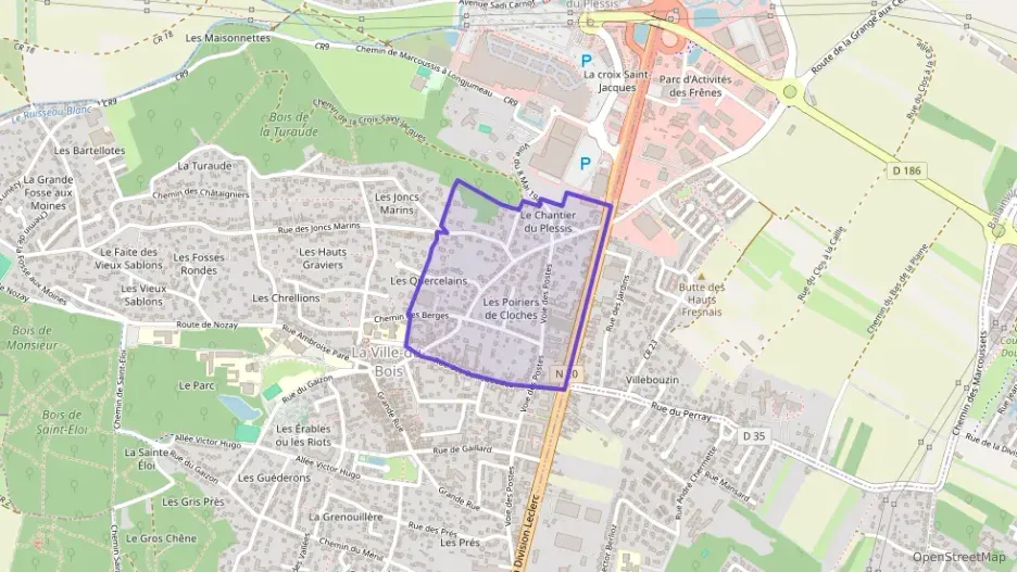 Appartement 40 m² deux pieces à vendre à La Ville-du-Bois Appartement 40 m² deux pieces à vendre à La Ville-du-Bois