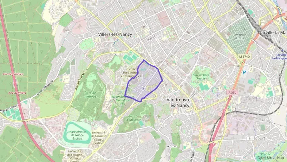 Appartement 50 m² deux pieces à vendre à Vandœuvre-lès-Nancy